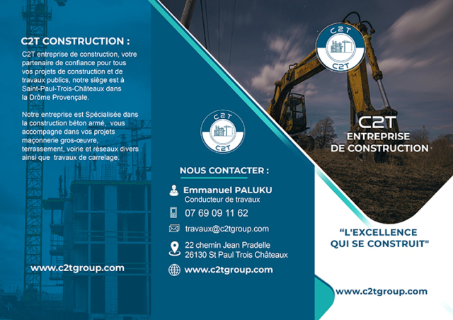 Réalisation dépliant Marseille